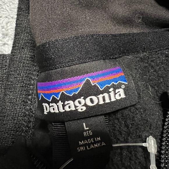 Patagonia Better Sweater Vest Mens Large Black Full Zip Outdoor Fleece Hiking - Picture 6 of 7